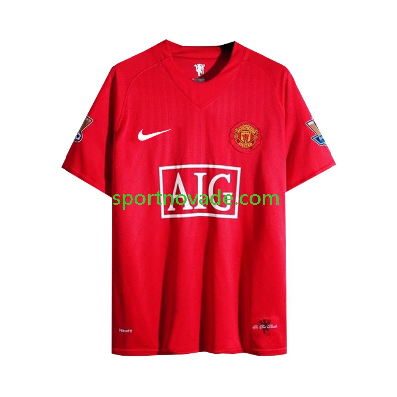 Manchester United Retro Heim Trikot Herren Langarm 2007