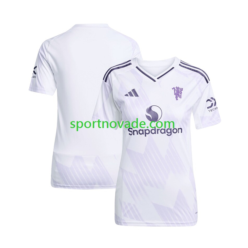 Manchester United Ladies Auswärts Trikot Kurzarm 2025-2026