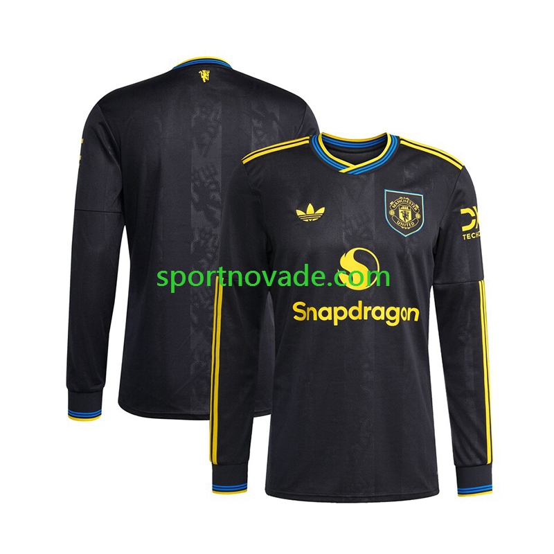 Manchester United Dritt Trikot Herren Langarm 2025-2026