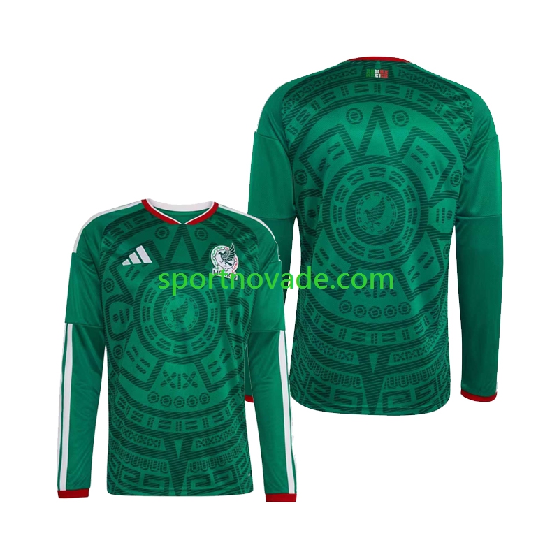 Mexiko Heim Trikot Herren Langarm World Cup 2026