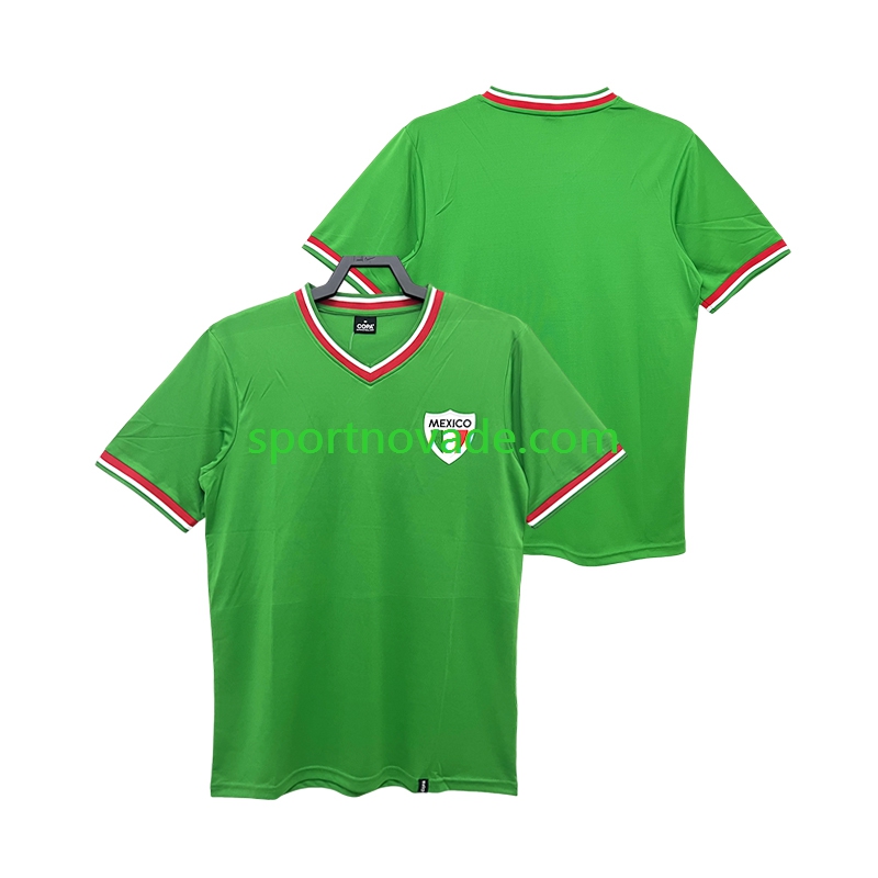 Mexiko 1970 Retro Heim Trikot Herren Kurzarm