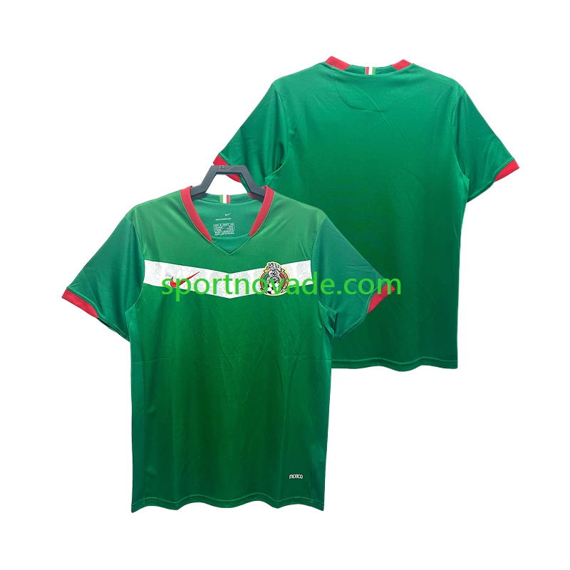 Mexiko Retro Heim Trikot Herren Kurzarm 2006