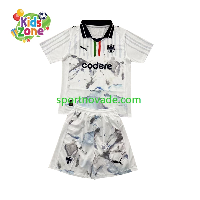 Monterrey FIFA CWC Auswärts Trikot Kinder Kurzarm 2025