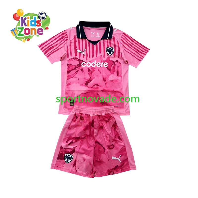Torwart Monterrey FIFA CWC Heim Trikot Kinder Kurzarm 2025