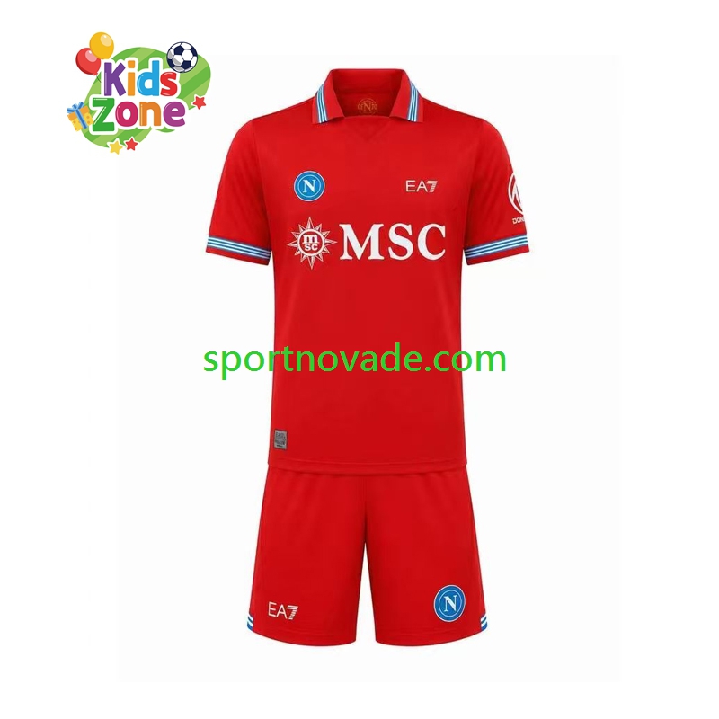 SSC Neapel Dritt Trikot Kinder Kurzarm 2026-2027