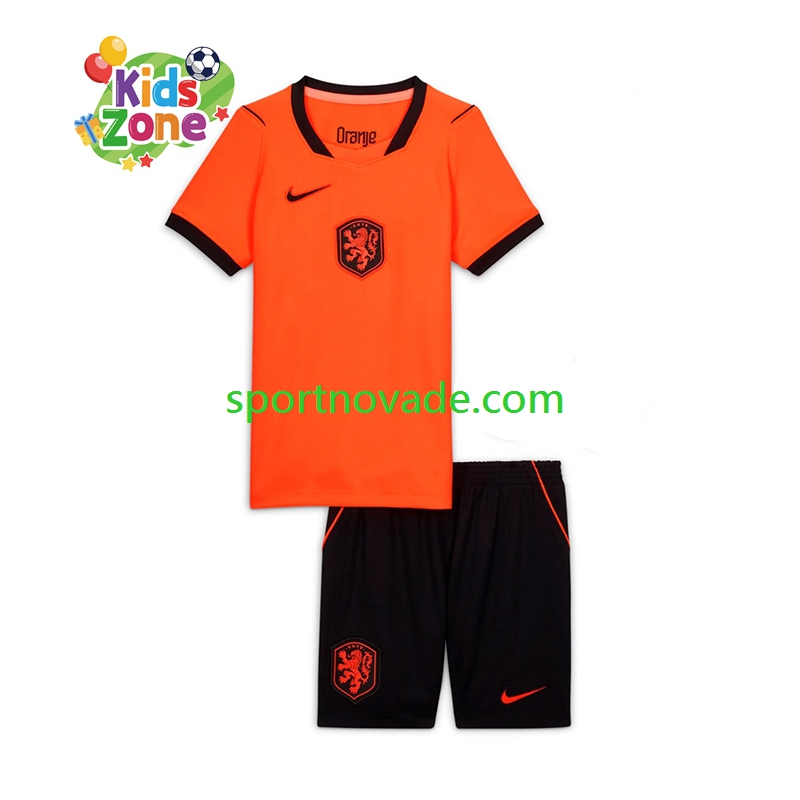 Niederlande Heim Trikot Kinder Kurzarm World Cup 2026