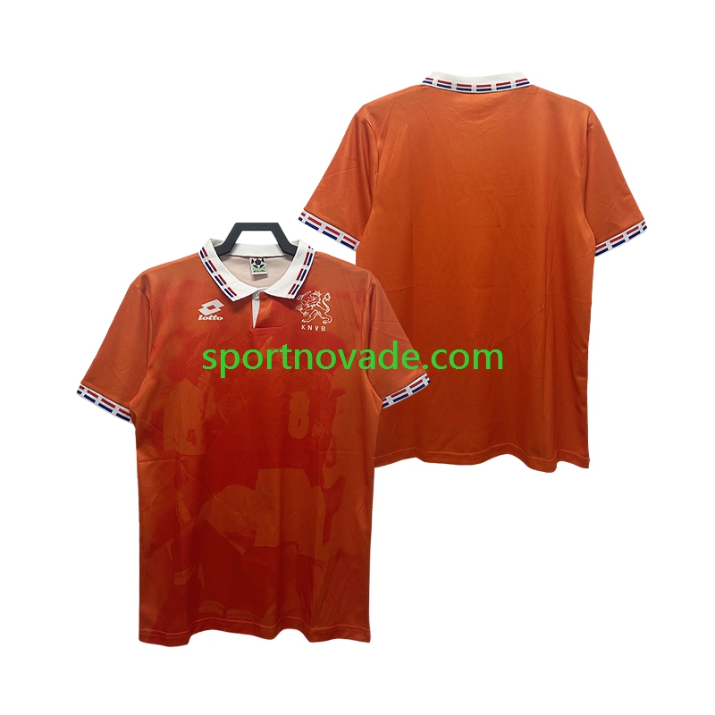 Niederlande Retro Heim Trikot Herren Kurzarm 1996