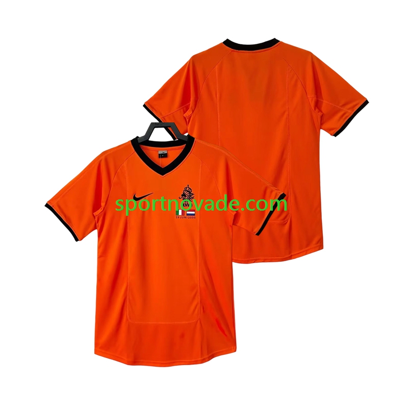 Niederlande Retro Heim Trikot Herren Kurzarm 2000