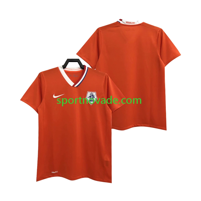Niederlande Retro Heim Trikot Herren Kurzarm 2008