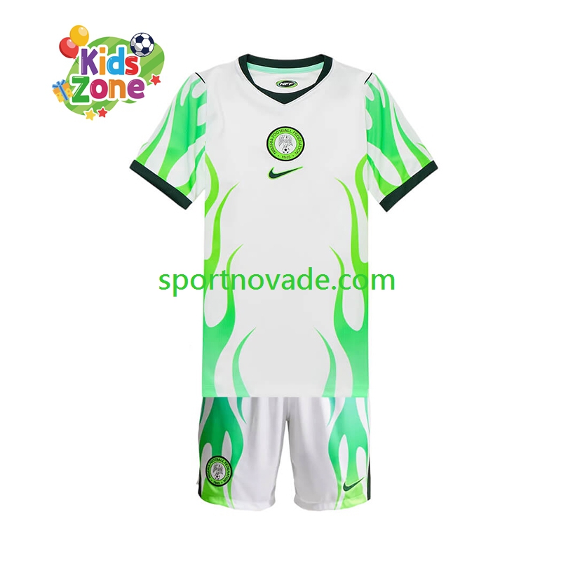 Nigeria Auswärts Trikot Kinder Kurzarm 2026