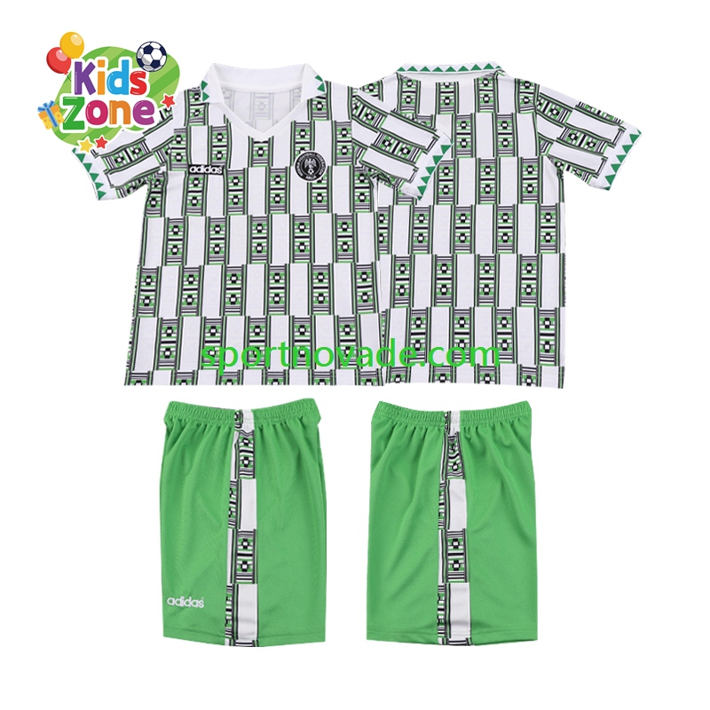 Nigeria Retro Auswärts Trikot Kinder Kurzarm 1994