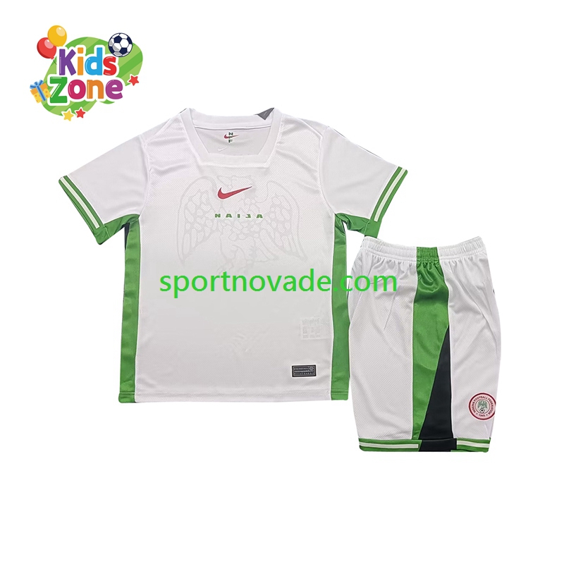 Nigeria Heim Trikot Kinder Kurzarm 2024