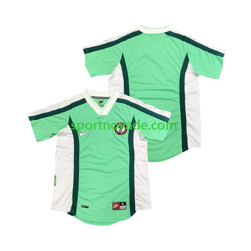Nigeria Retro Heim Trikot Herren Kurzarm 1998