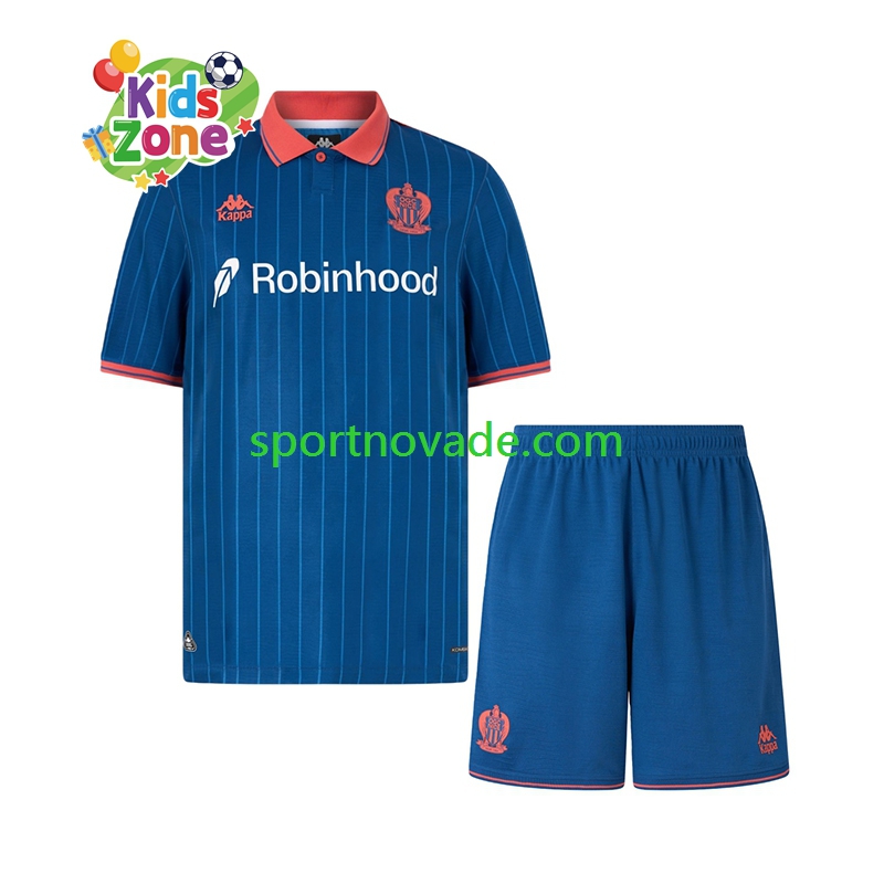 OGC Nizza Dritt Trikot Kinder Kurzarm 2025-2026