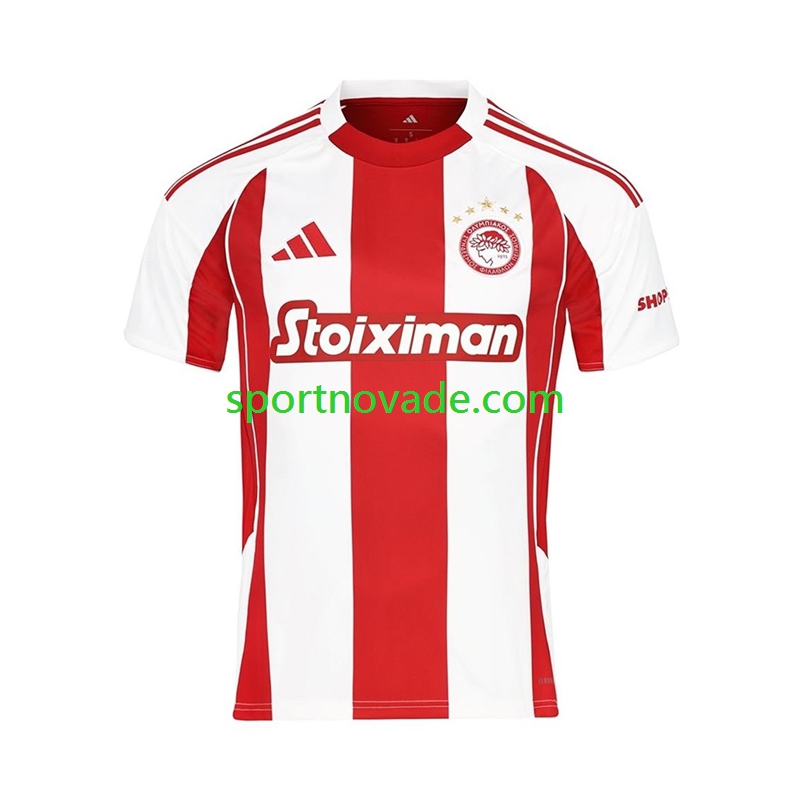 Olympiacos Heim Trikot Herren Kurzarm 2025-2026