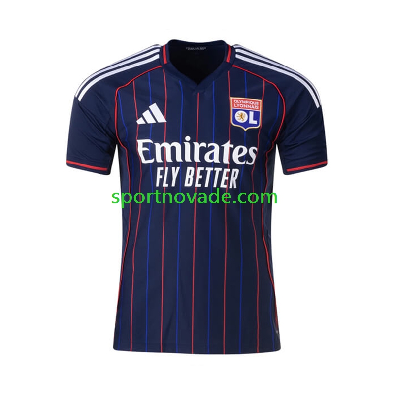 Olympique Lyon Auswärts Trikot Herren Kurzarm 2025-2026