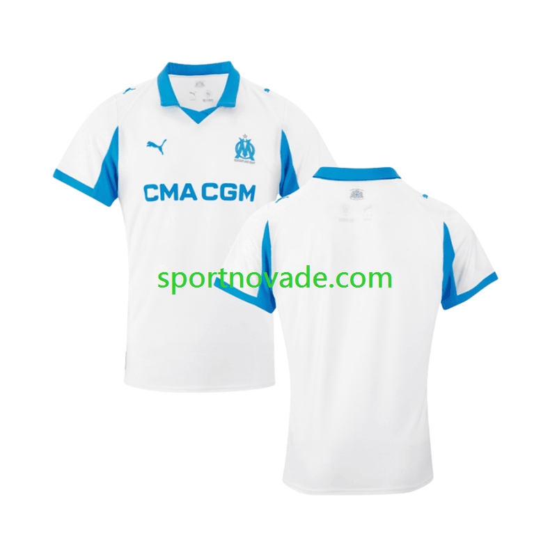 Olympique Marseille Heim Trikot Herren Kurzarm 2025-2026