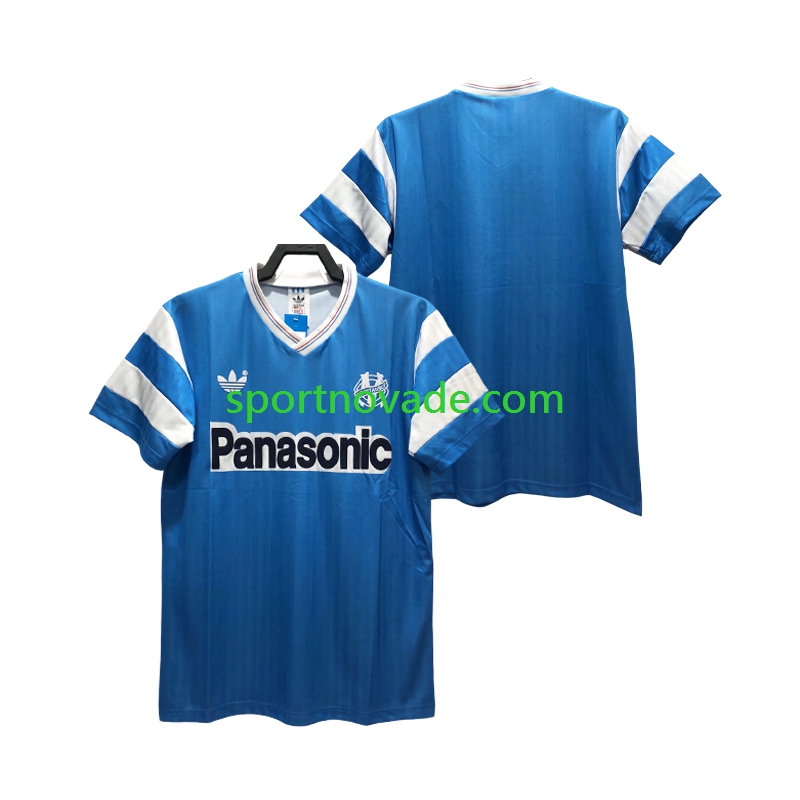 Olympique Marseille Retro Auswärts Trikot Herren Kurzarm 1990