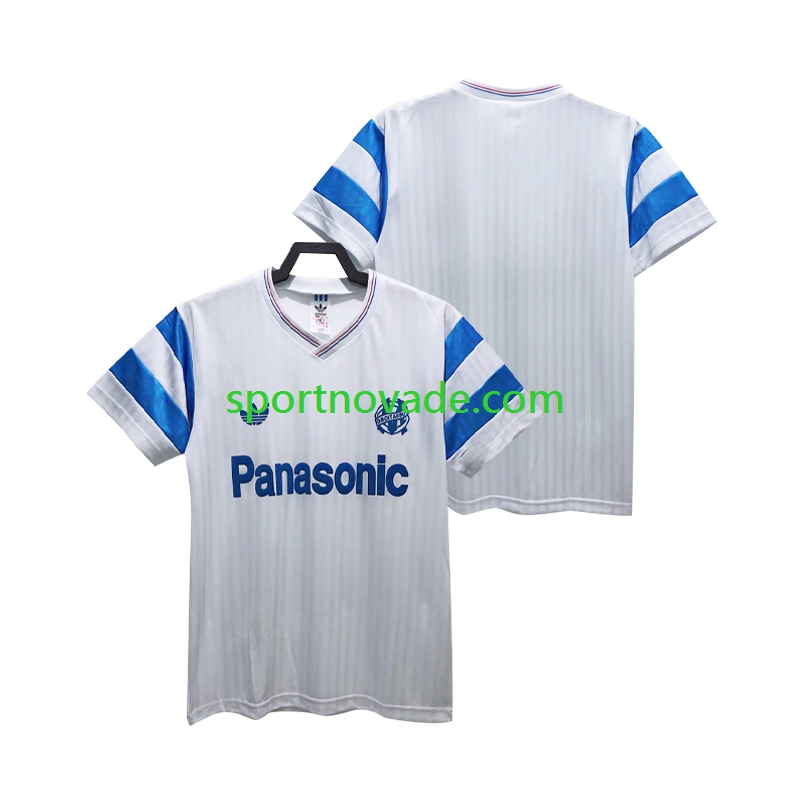 Olympique Marseille Retro Heim Trikot Herren Kurzarm 1990