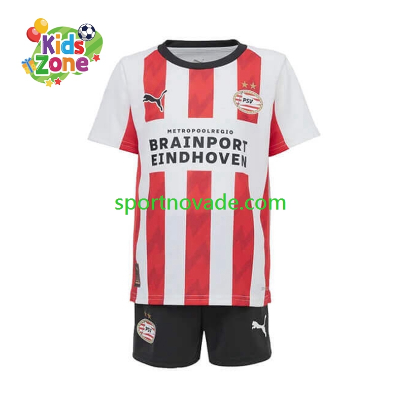 PSV Eindhoven Heim Trikot Kinder Kurzarm 2025-2026