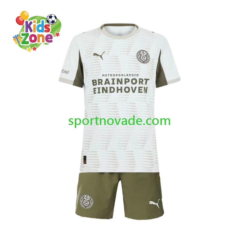 PSV Eindhoven Dritt Trikot Kinder Kurzarm 2025-2026
