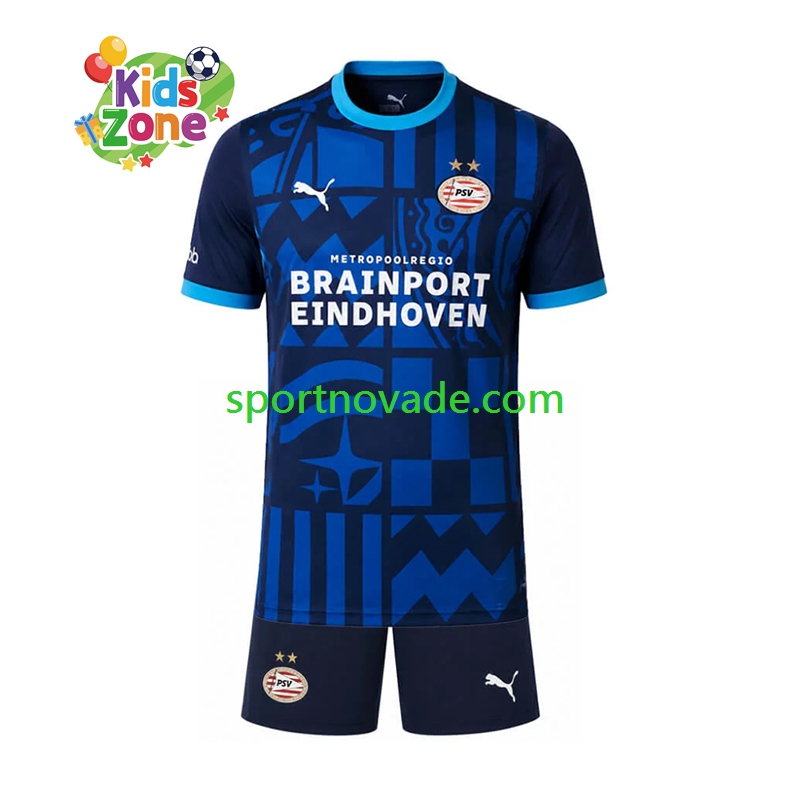 PSV Eindhoven Dritt Trikot Kinder Kurzarm 2026-2027