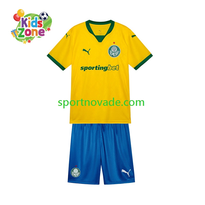 Palmeiras Dritt Trikot Kinder Kurzarm 2025-2026