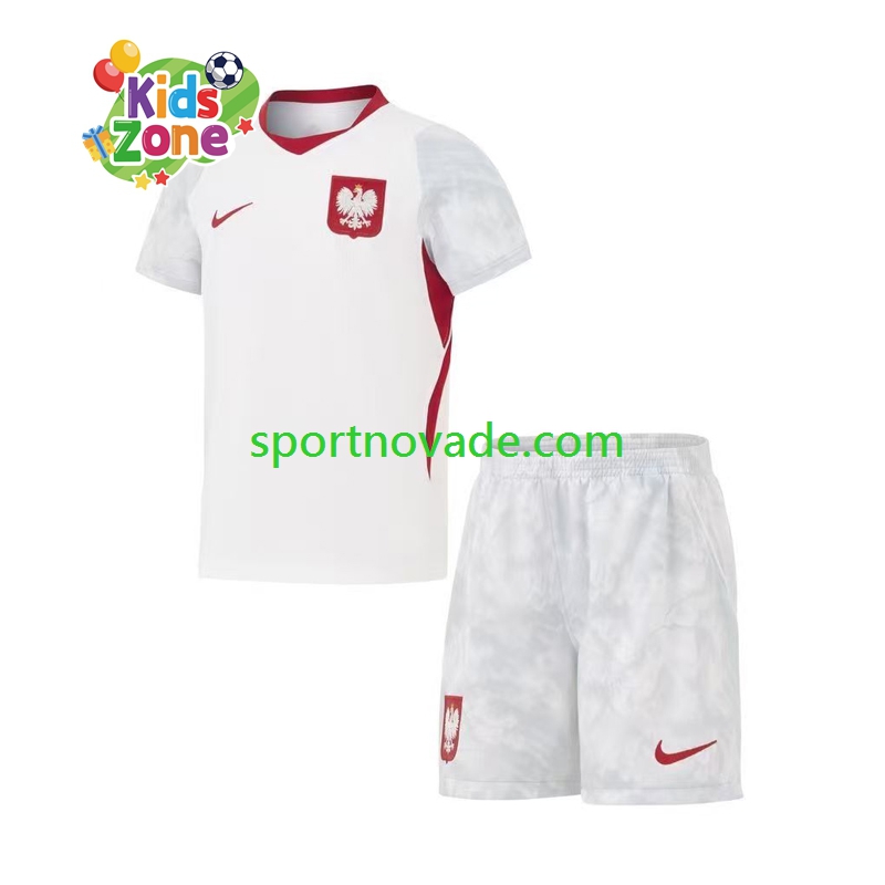 Polen Heim Trikot Kinder Kurzarm World Cup 2026