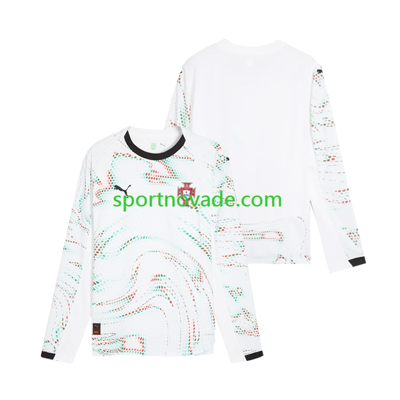 Portugal Auswärts Trikot Herren Langarm 2025