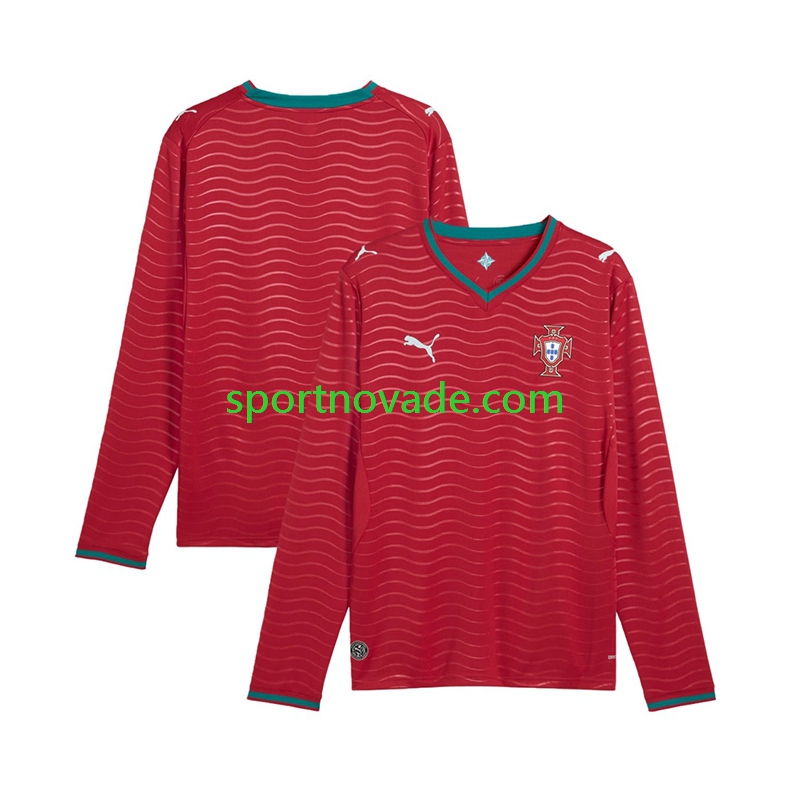 Portugal Heim Trikot Herren Langarm World Cup 2026