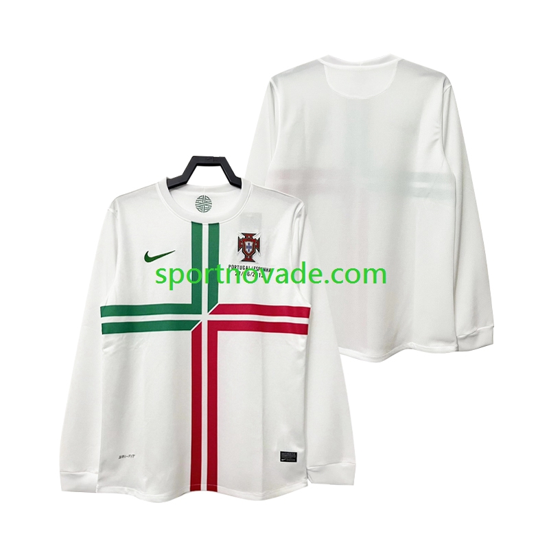 Portugal Retro Auswärts Trikot Herren Langarm 2012
