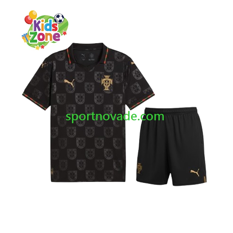 Portugal Special Heim Trikot Kinder Kurzarm 2025-2026