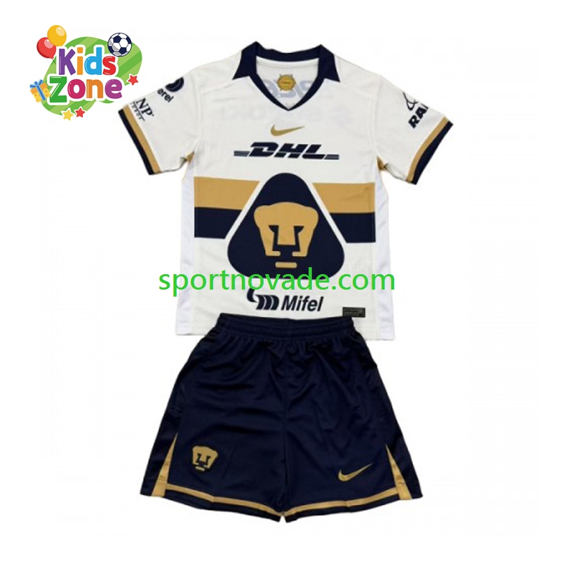 UNAM Pumas Heim Trikot Kinder Kurzarm 2025-2026