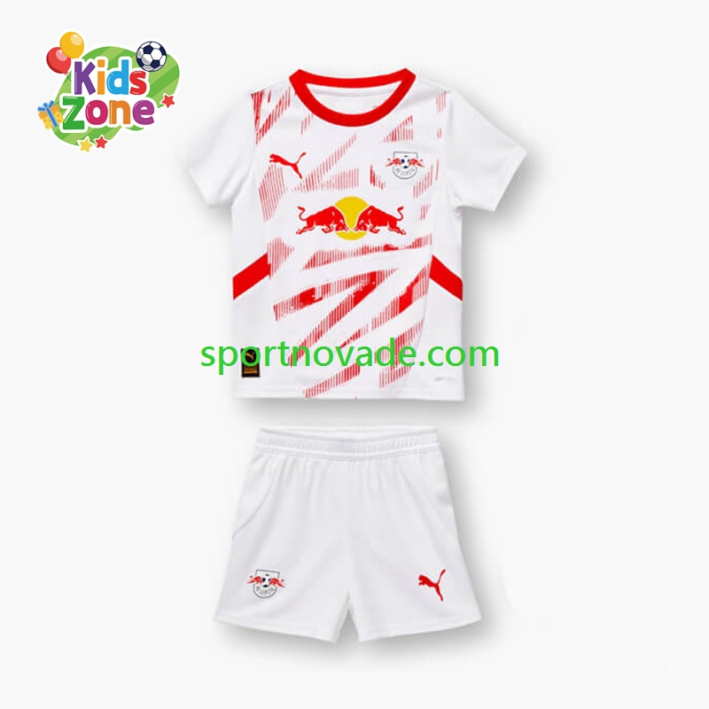 RB Leipzig Heim Trikot Kinder Kurzarm 2024-2025