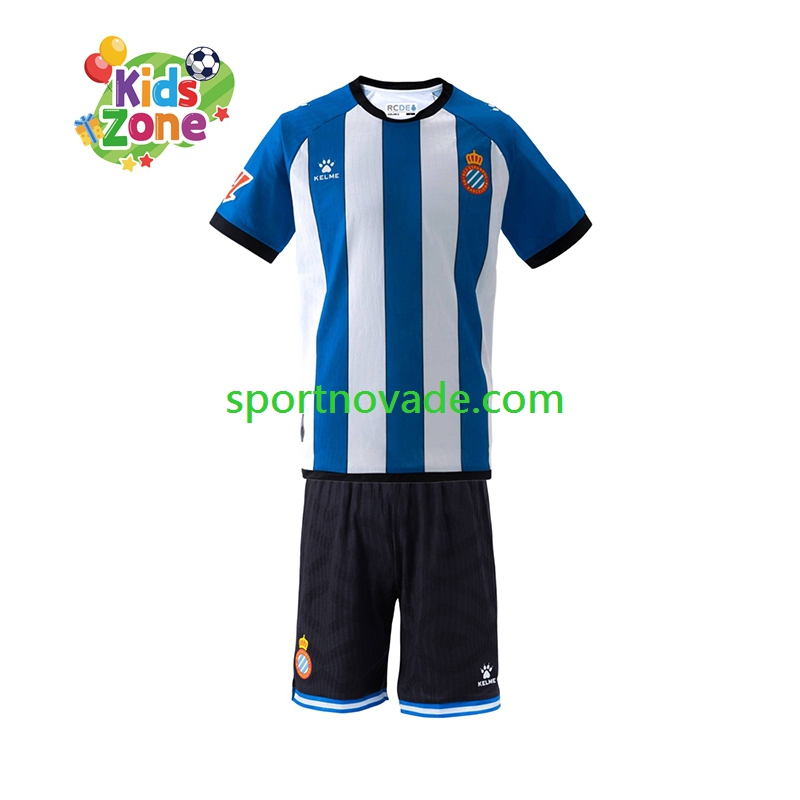 Espanyol Barcelona Heim Trikot Kinder Kurzarm 2026-2027
