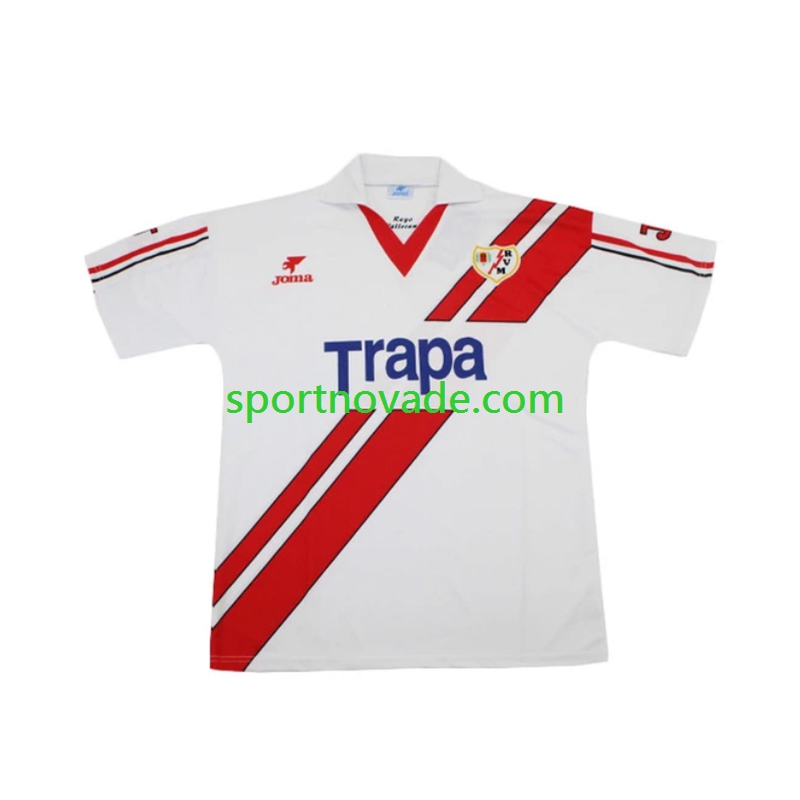 Rayo Vallecano 19971998 Retro Heim Trikot Herren Kurzarm