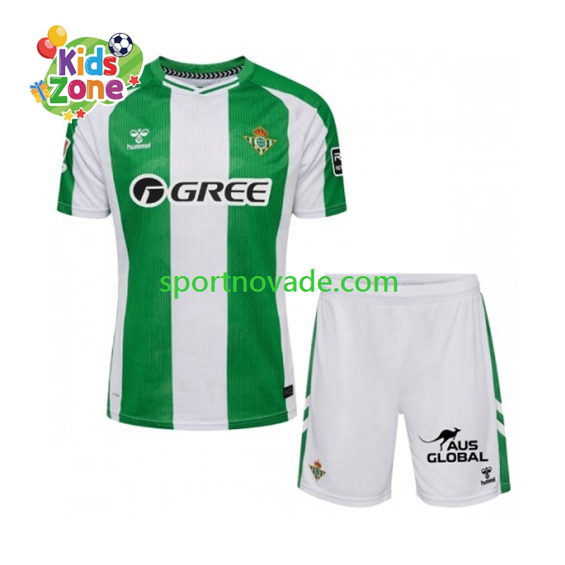 Betis Sevilla Heim Trikot Kinder Kurzarm 2025-2026