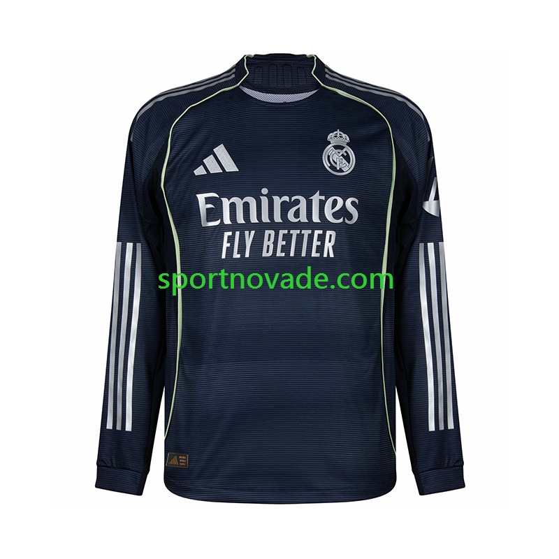 Real Madrid Auswärts Trikot Herren Langarm 2025-2026