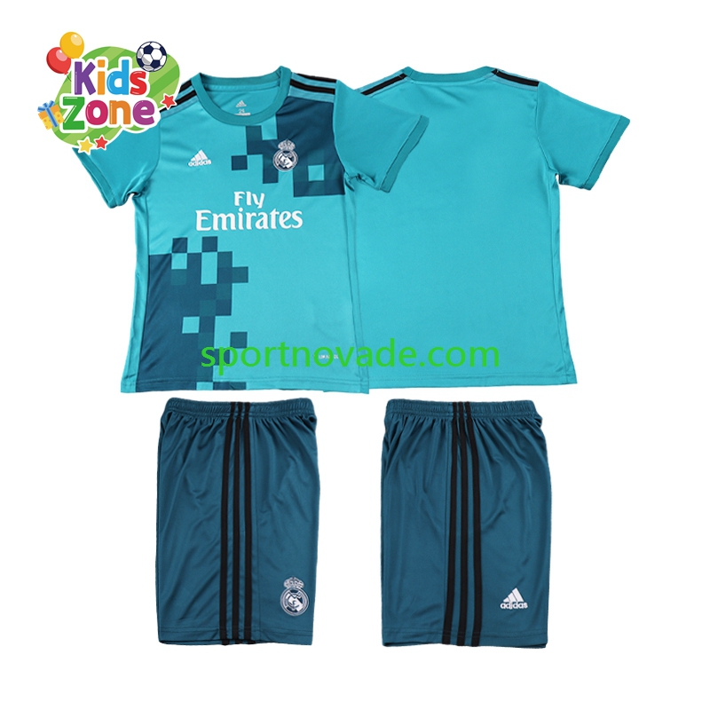 Real Madrid Retro Dritt Trikot Kinder Kurzarm 2017