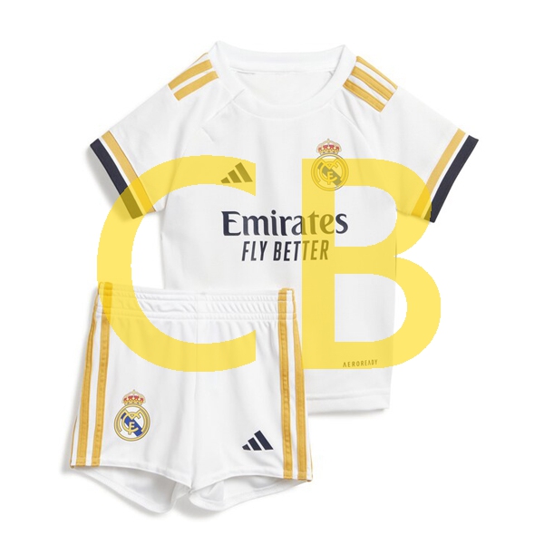 Real Madrid Heim Trikot Kinder Kurzarm 2023-2024