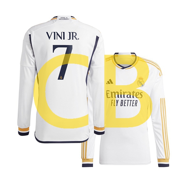 Real Madrid Vinicius Junior 7 Heim Trikot Herren Langarm 2023-2024