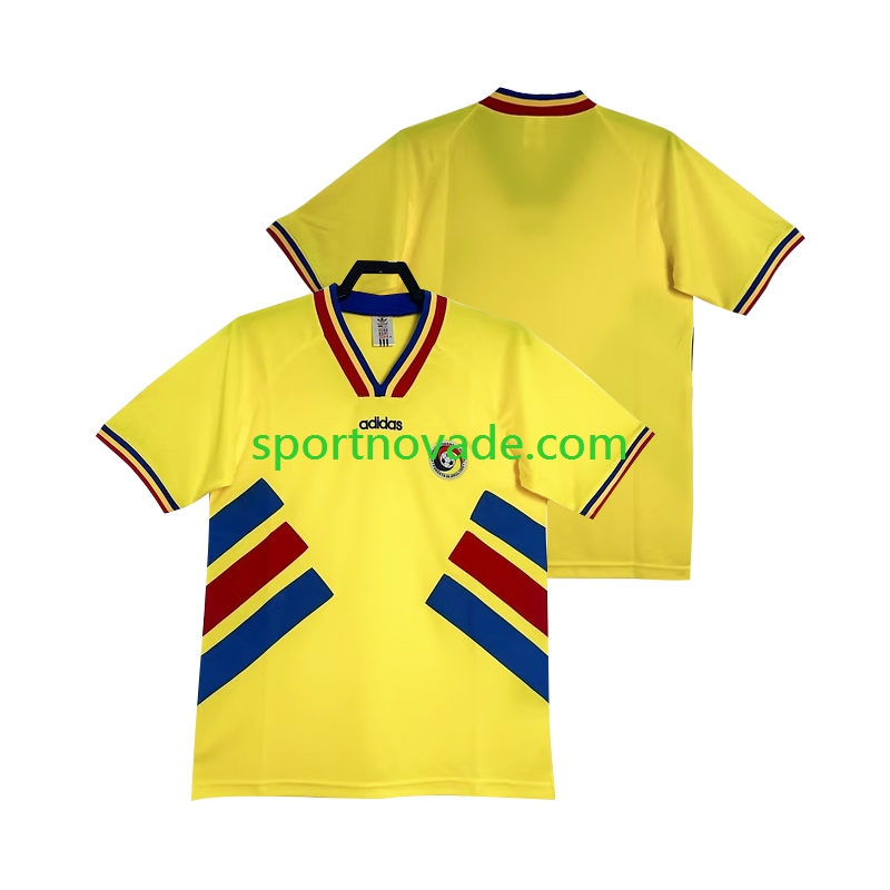 Rumänien Retro Heim Trikot Herren Kurzarm 1994