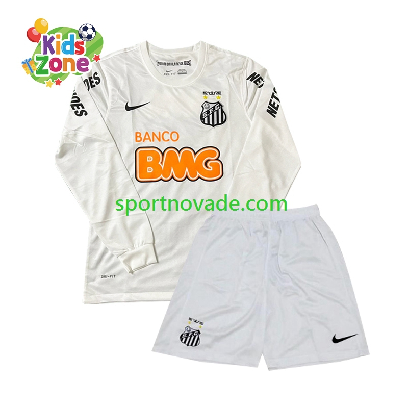 Santos Retro Heim Trikot Kinder Langarm 2011 2012