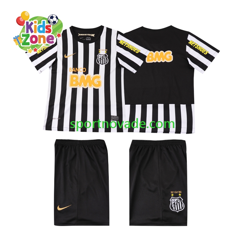 Santos Retro Auswärts Trikot Kinder Kurzarm 2013