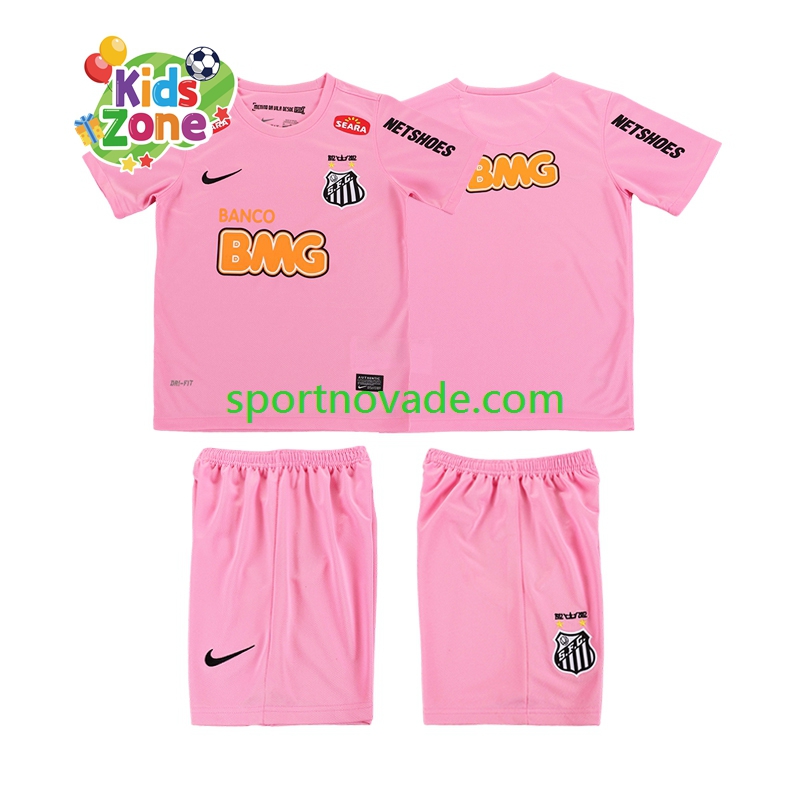 Santos Retro Viertes Trikot Kinder Kurzarm 2012 2013