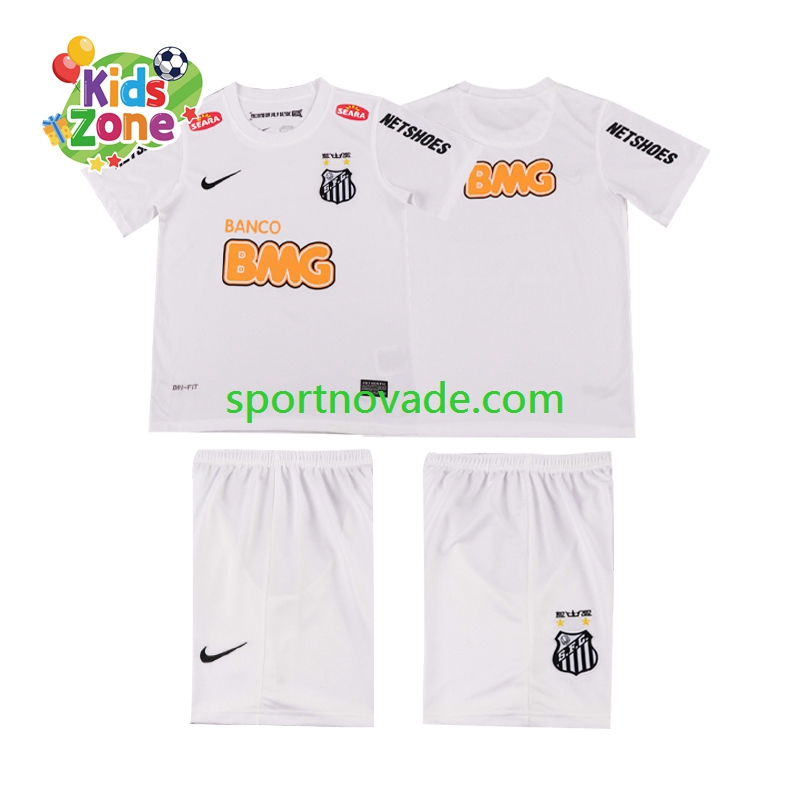 Santos Retro Heim Trikot Kinder Kurzarm 2011 2012