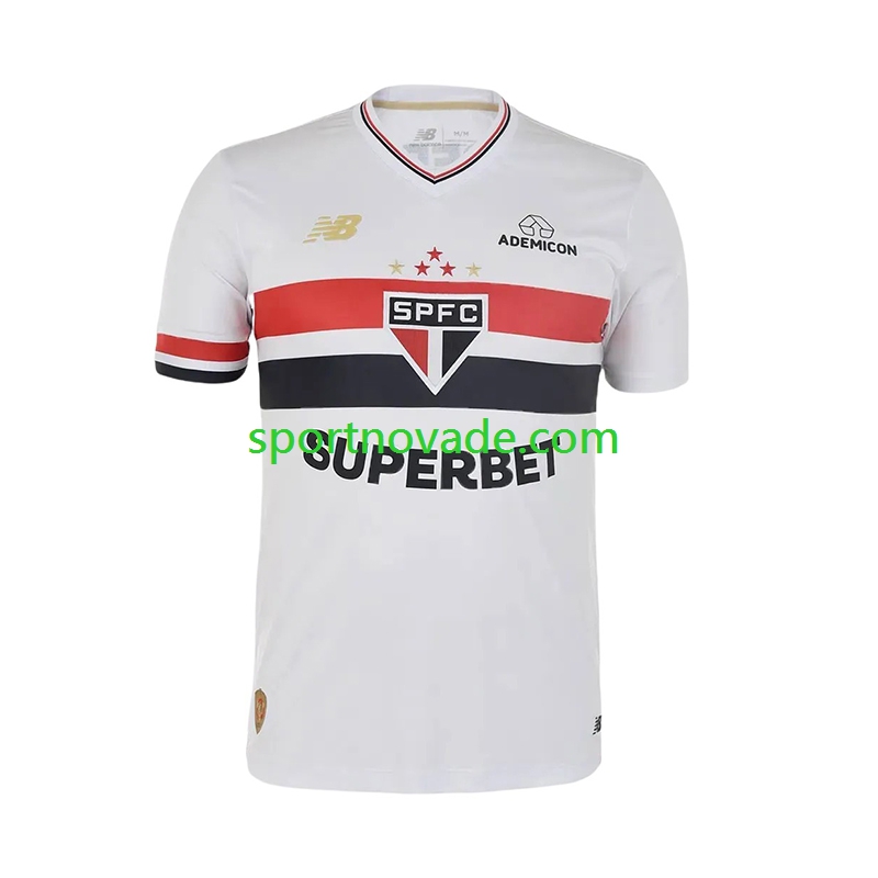Sao Paulo Heim Trikot Herren Kurzarm 2025-2026