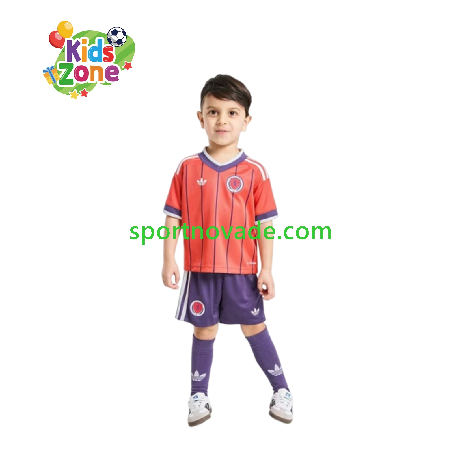 Schottland Auswärts Trikot Kinder Kurzarm World Cup 2026