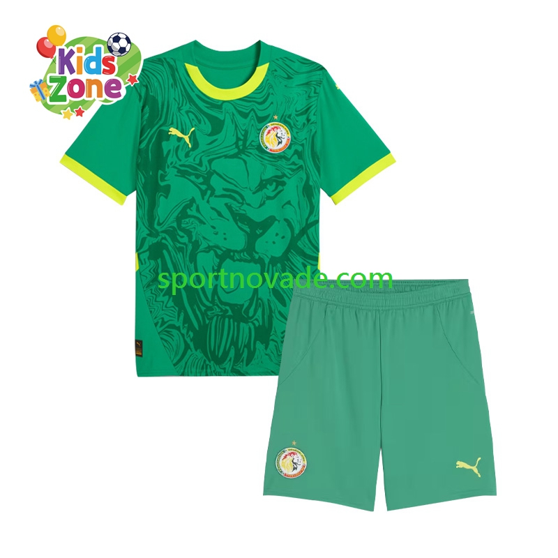 Senegal Auswärts Trikot Kinder Kurzarm 2025