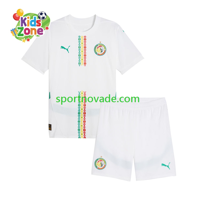 Senegal Heim Trikot Kinder Kurzarm 2025